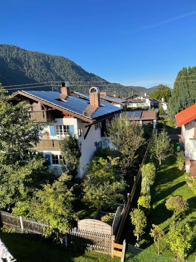 Dachgeschosswohnung Mit Traumhaftem Zugspitzblick Bei Garmisch Farchant Buitenkant foto